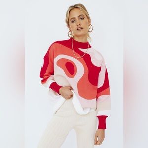 VRG GRL ripple sweater